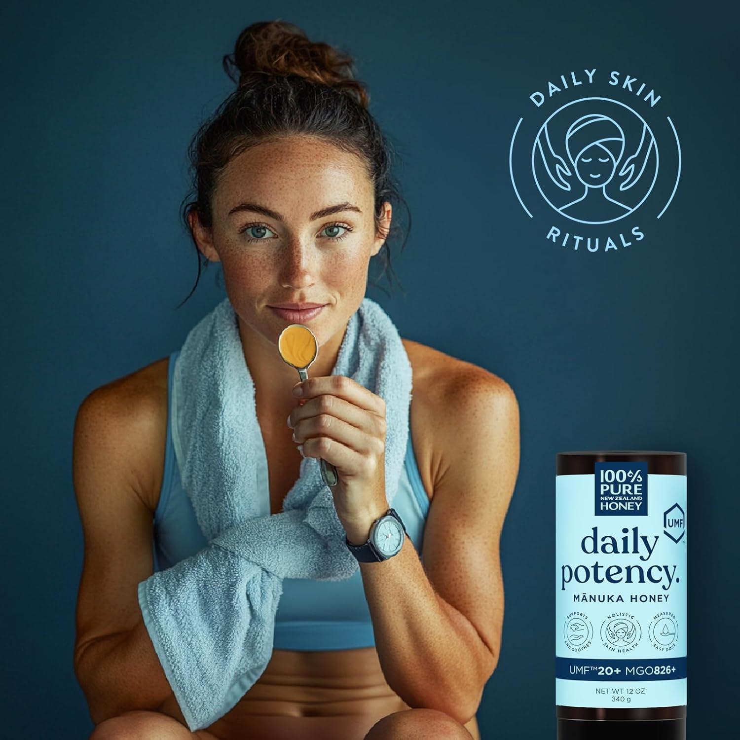 Miel de Manuka 100% Pura UMF 20+ Cruda 340g Nueva Zelanda