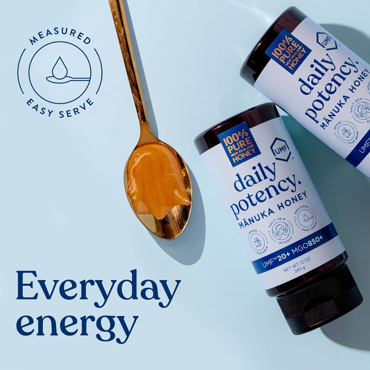 Miel de Manuka 100% Pura UMF 20+ Cruda 340g Nueva Zelanda