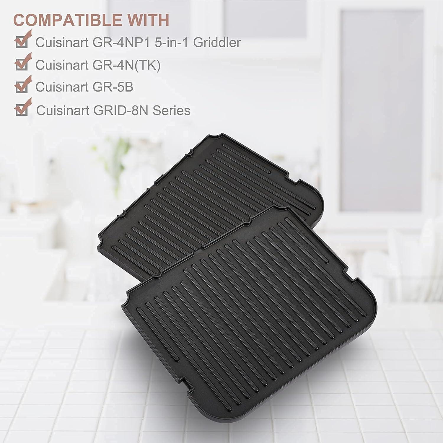 Placas Griddler Reversibles FOCOllK para Cuisinart GR-4N