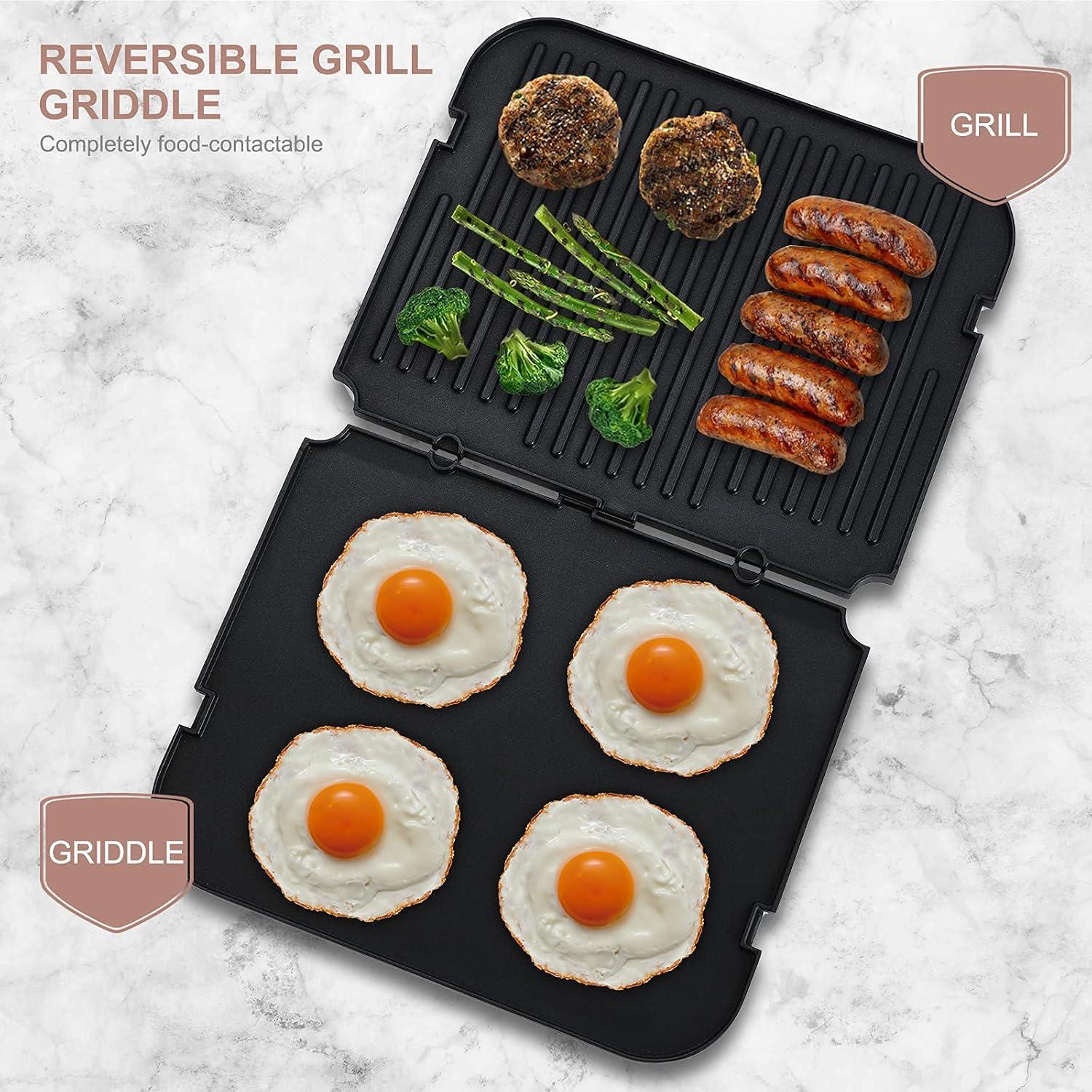 Placas Griddler Reversibles FOCOllK para Cuisinart GR-4N