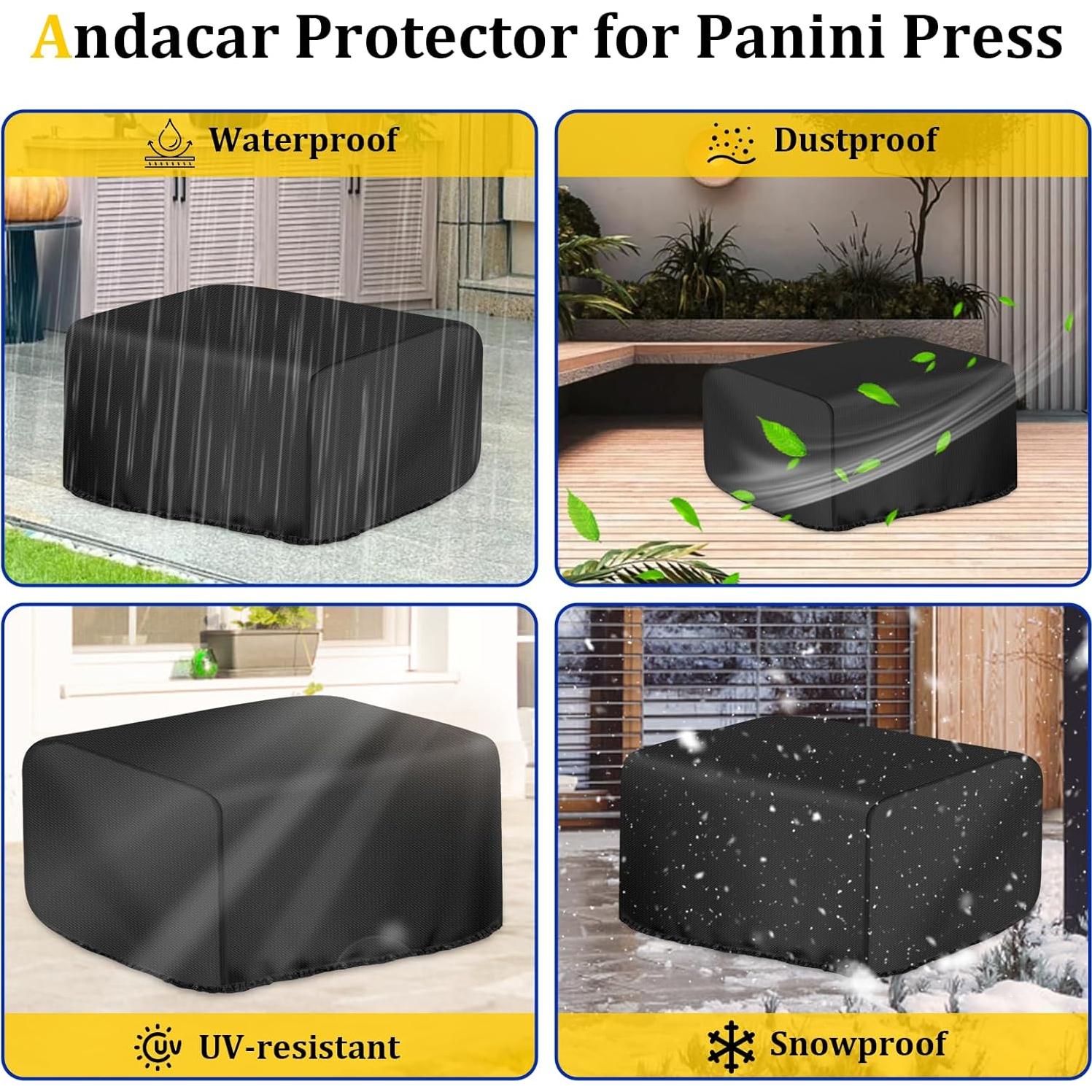 Funda Impermeable Andacar para Cuisinart Panini Press GR-4NP1