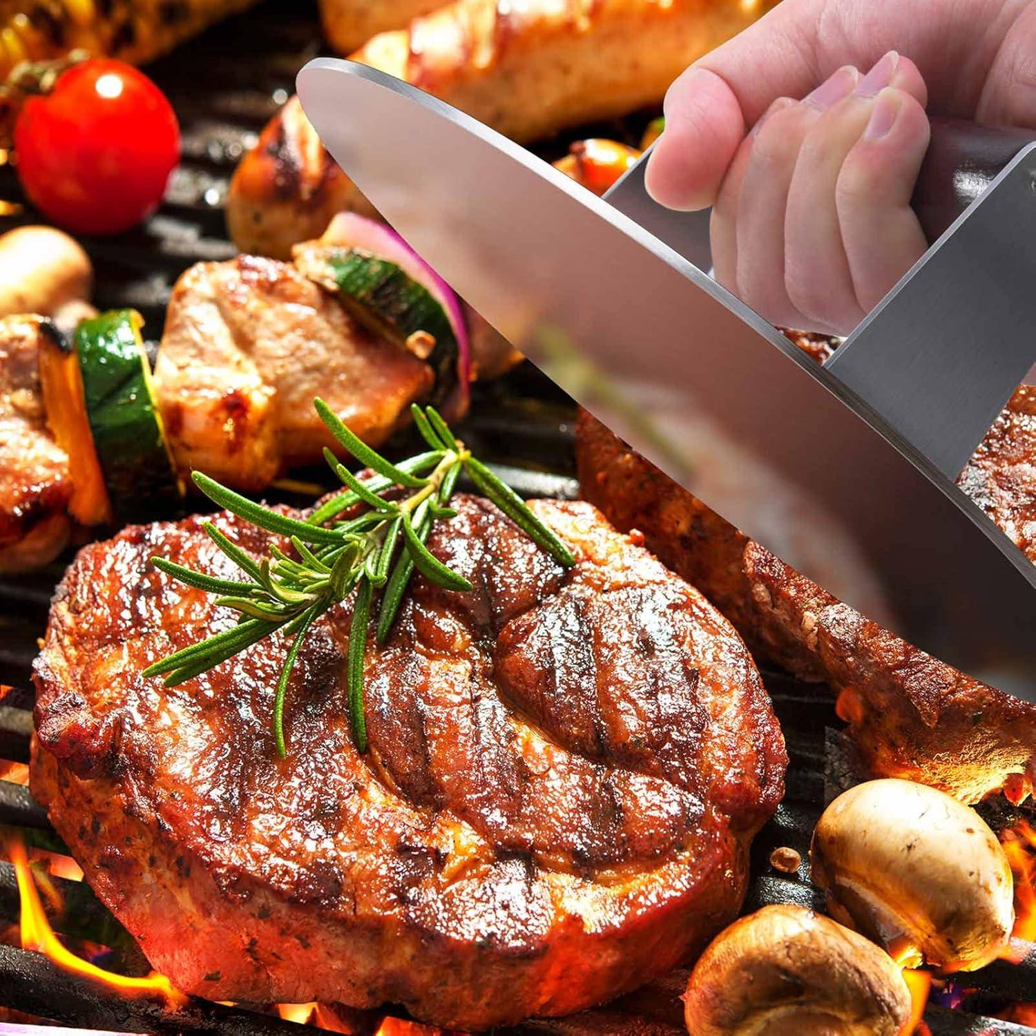 Prensa de Hamburguesas HULISEN 21.8 cm Acero Inoxidable