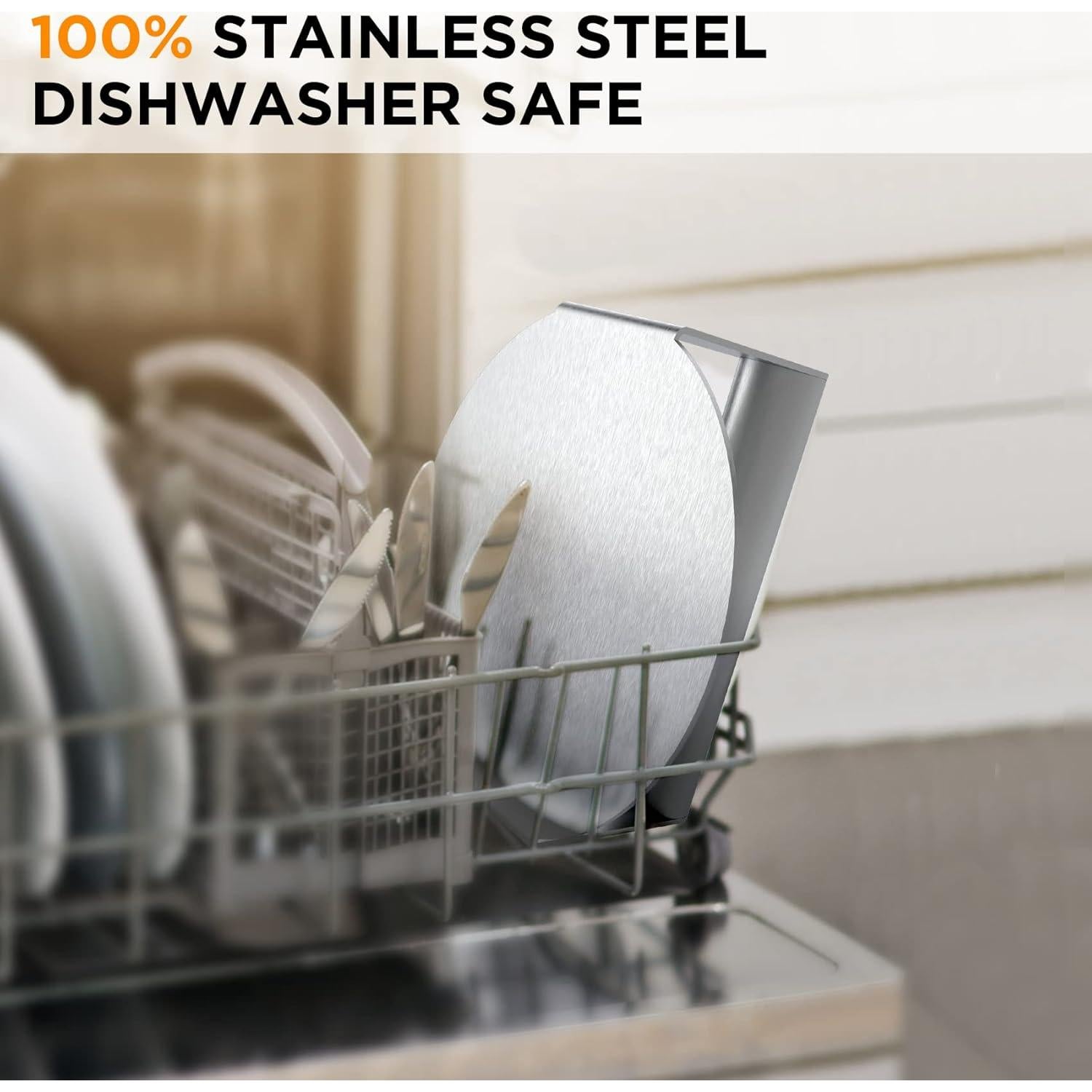 Prensa de Hamburguesas JENNY FRIDA Acero Inoxidable 14 cm