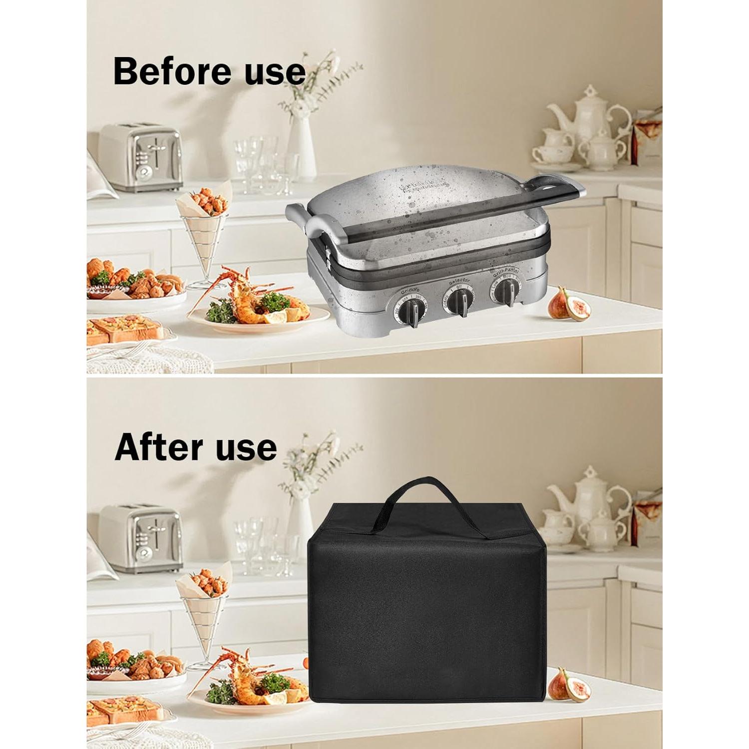 Cubierta Protectora Nylon para Sandwich Maker Cuisinart GR-4NP1