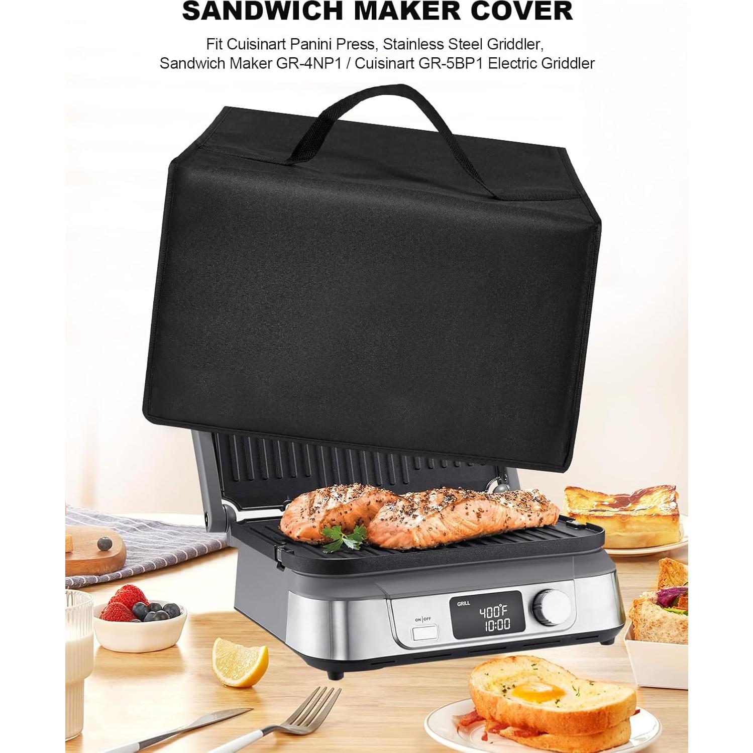Cubierta Protectora Nylon para Sandwich Maker Cuisinart GR-4NP1