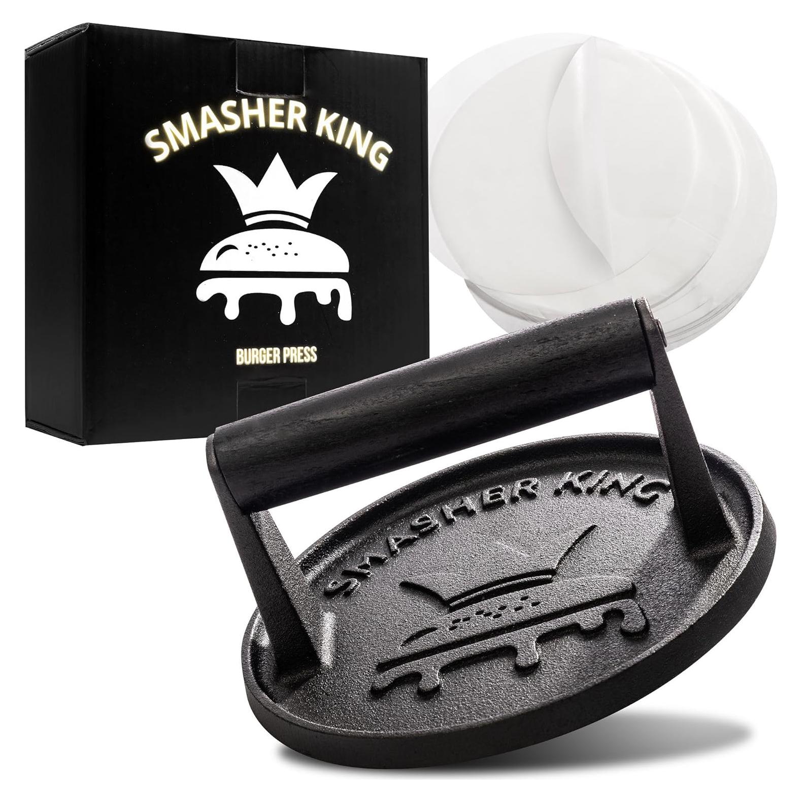 Prensa de Hamburguesas Hierro Fundido SMASHER KING 0.81 kg