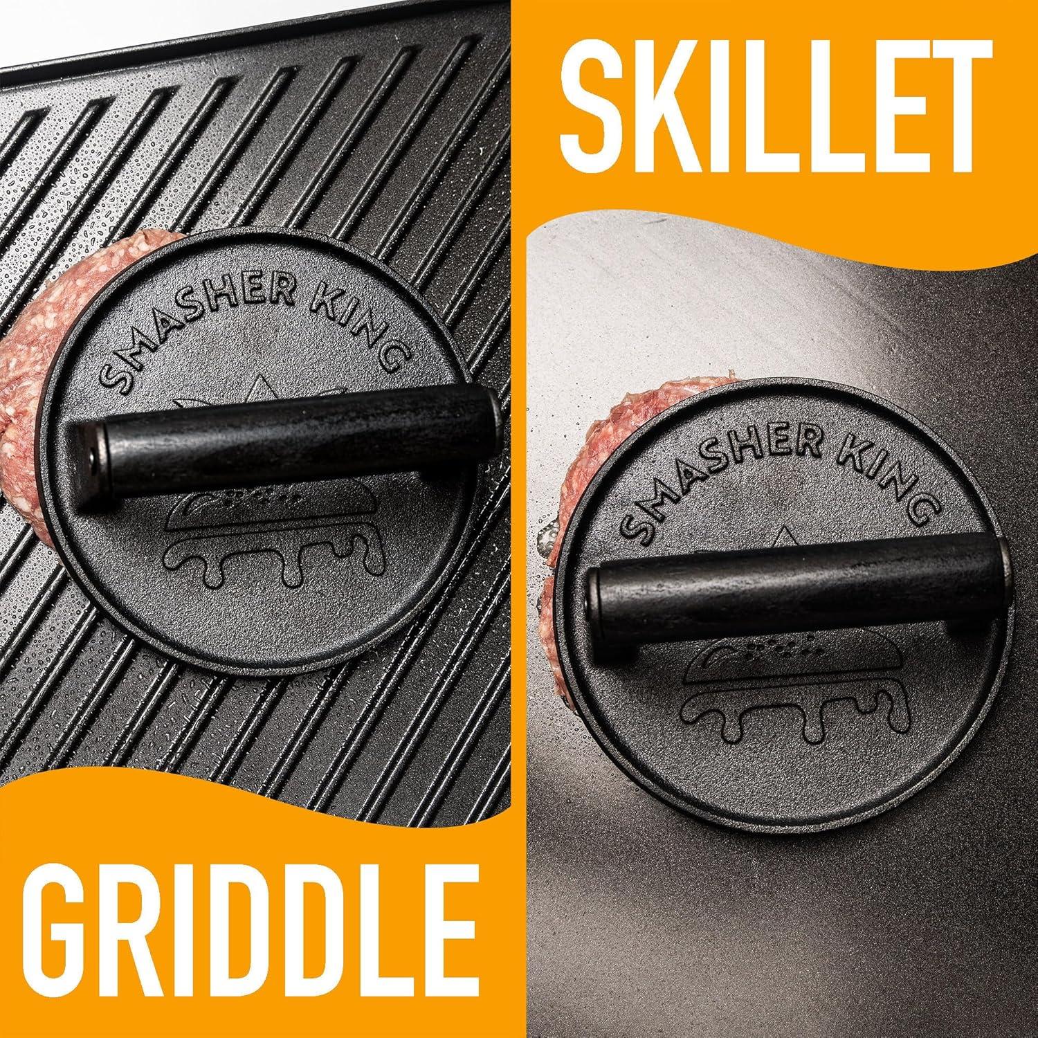 Prensa de Hamburguesas Hierro Fundido SMASHER KING 0.81 kg