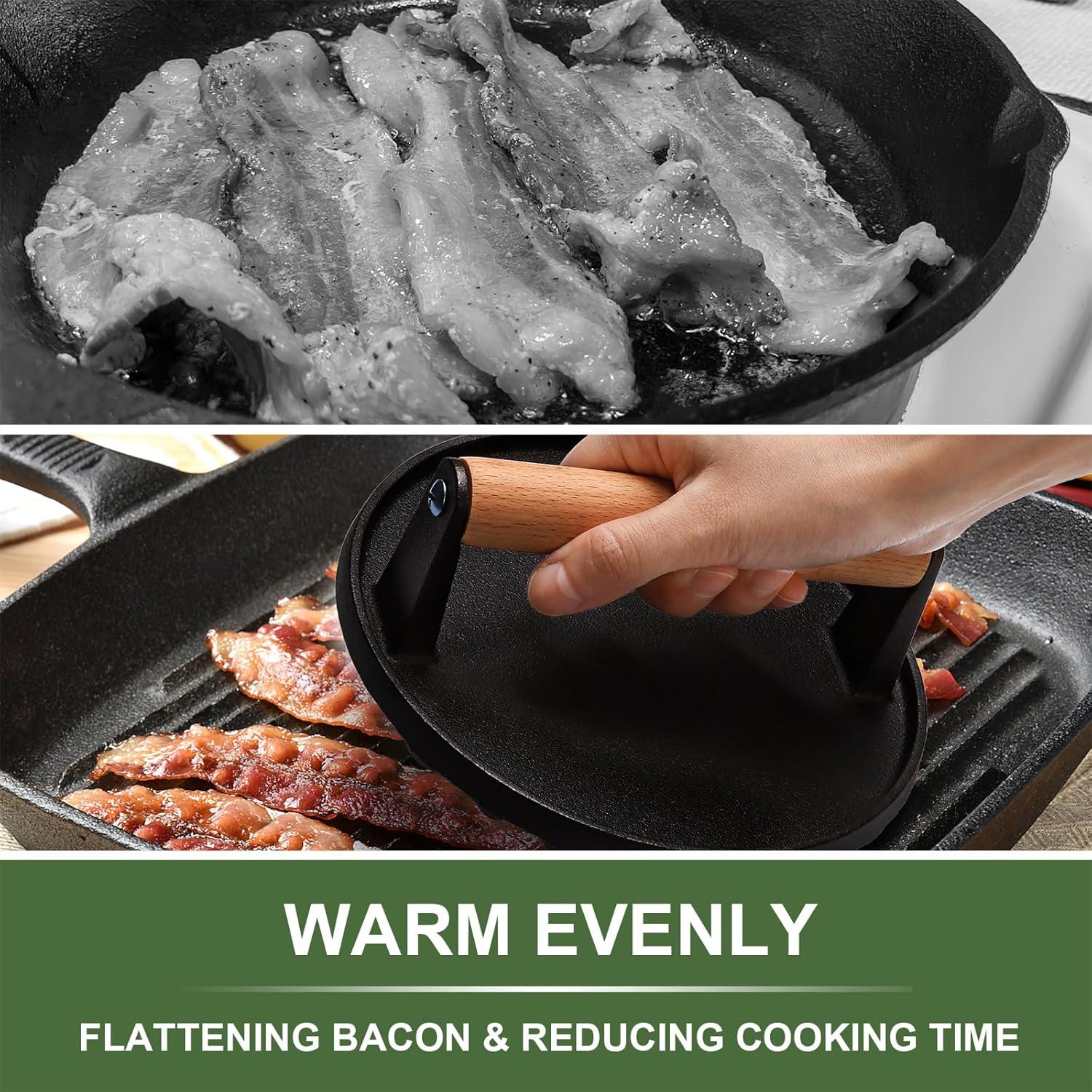 Prensa para Hamburguesas EWFEN 17,78 cm Hierro Fundido