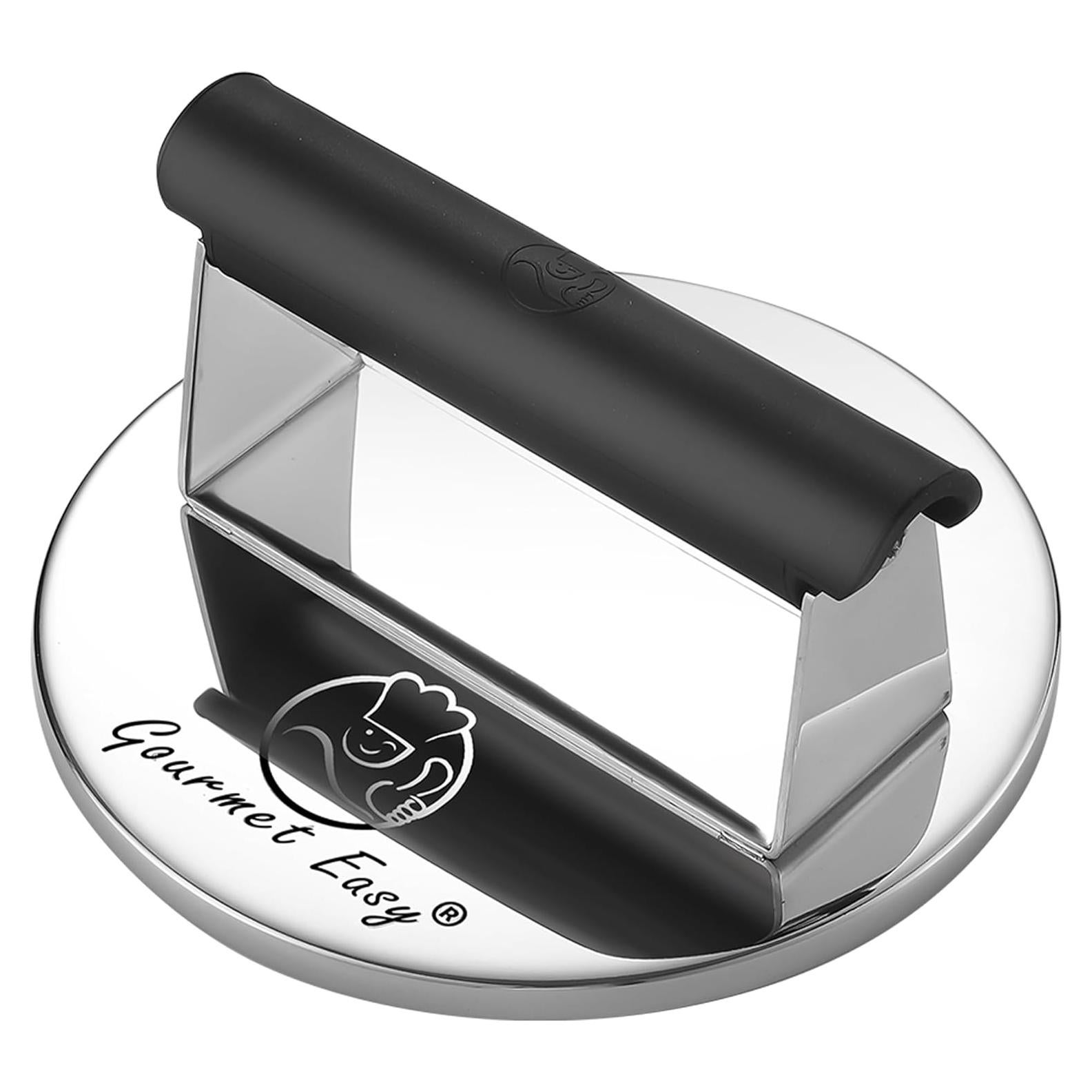 Prensa para hamburguesas Gourmet Easy acero inoxidable 0.41 kg