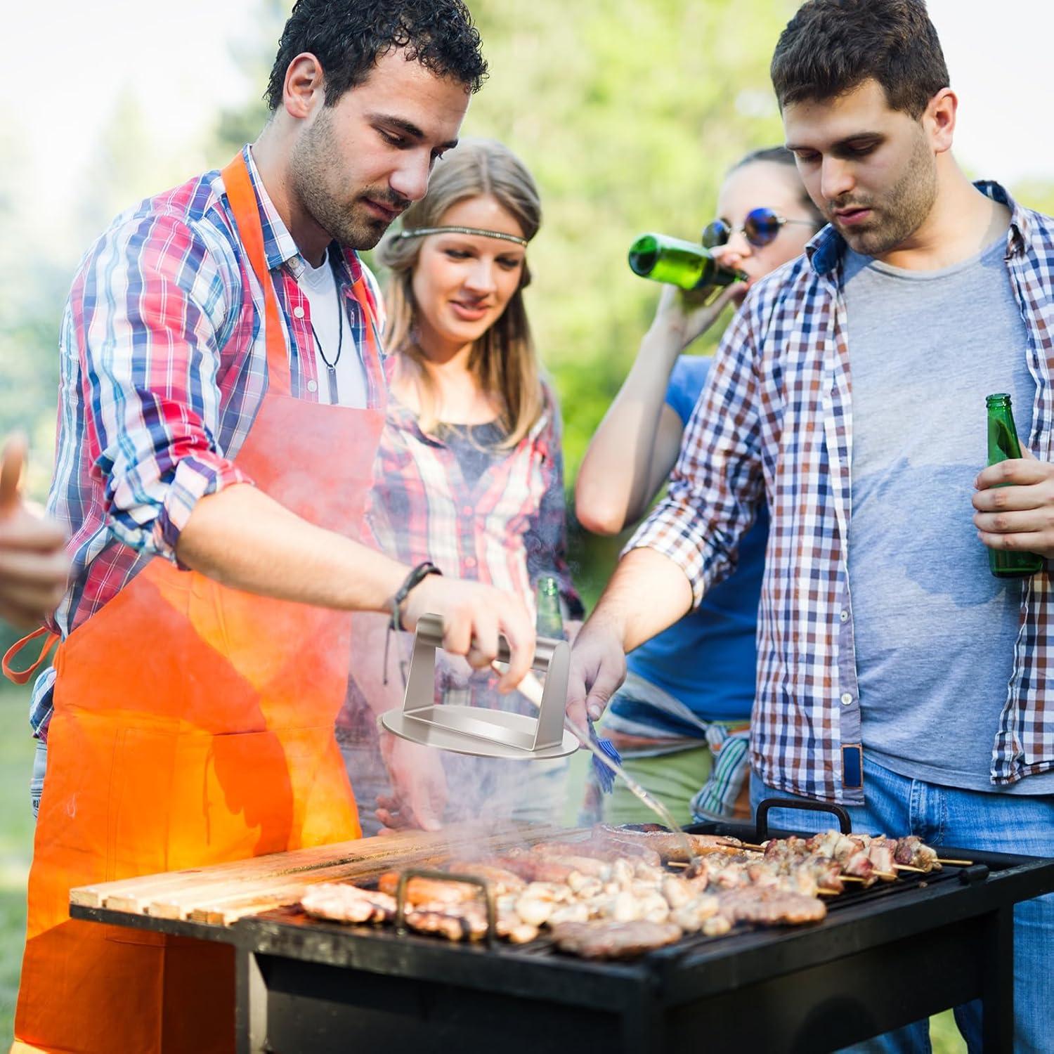 Prensa para Hamburguesas Ricpwit 14.99 cm Acero Inoxidable