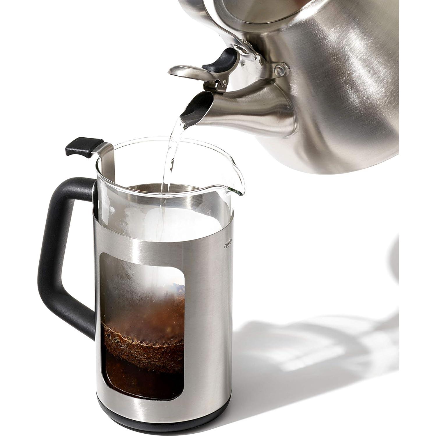 Prensa Francesa OXO Brew 8 Tazas Acero Inoxidable 0.95L