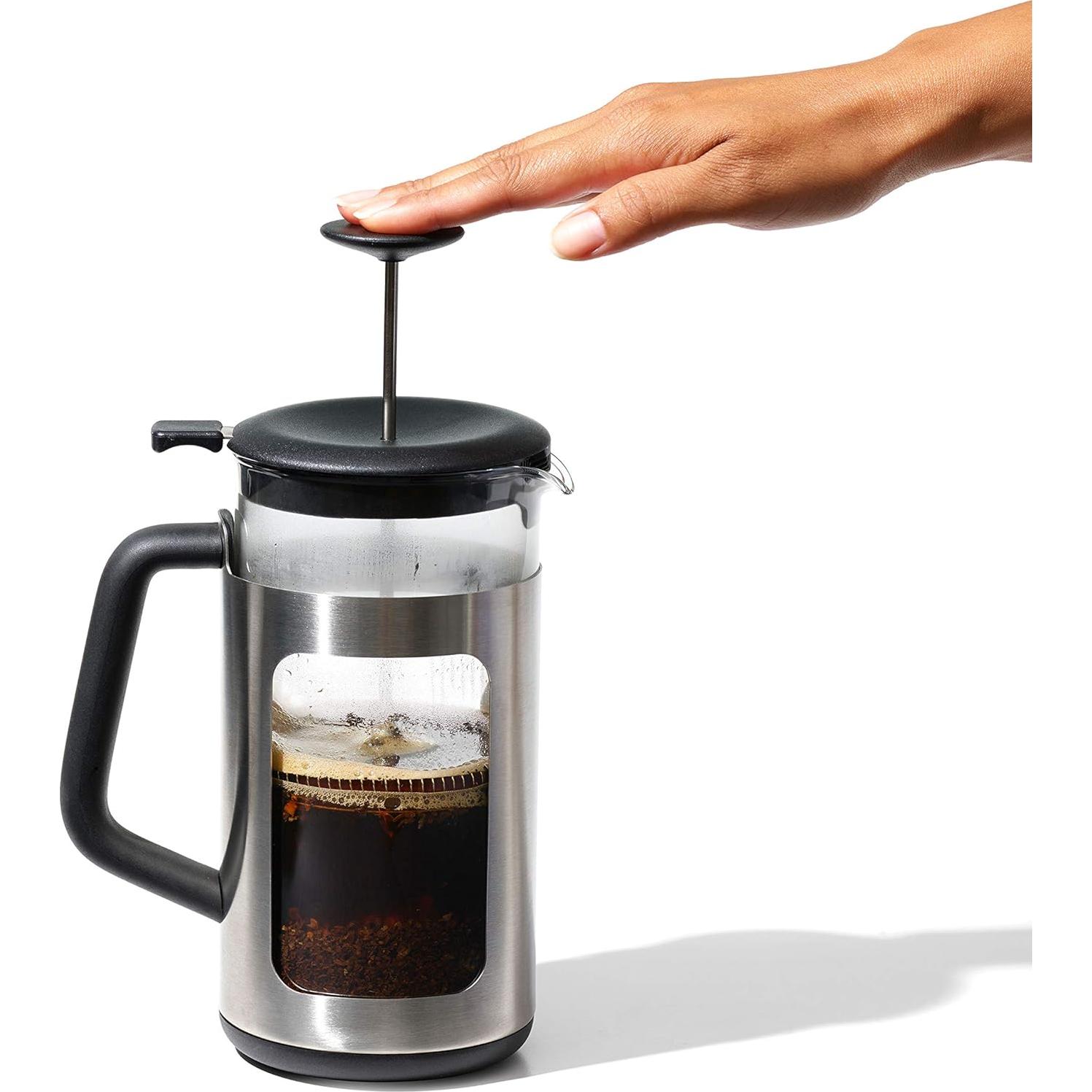 Prensa Francesa OXO Brew 8 Tazas Acero Inoxidable 0.95L