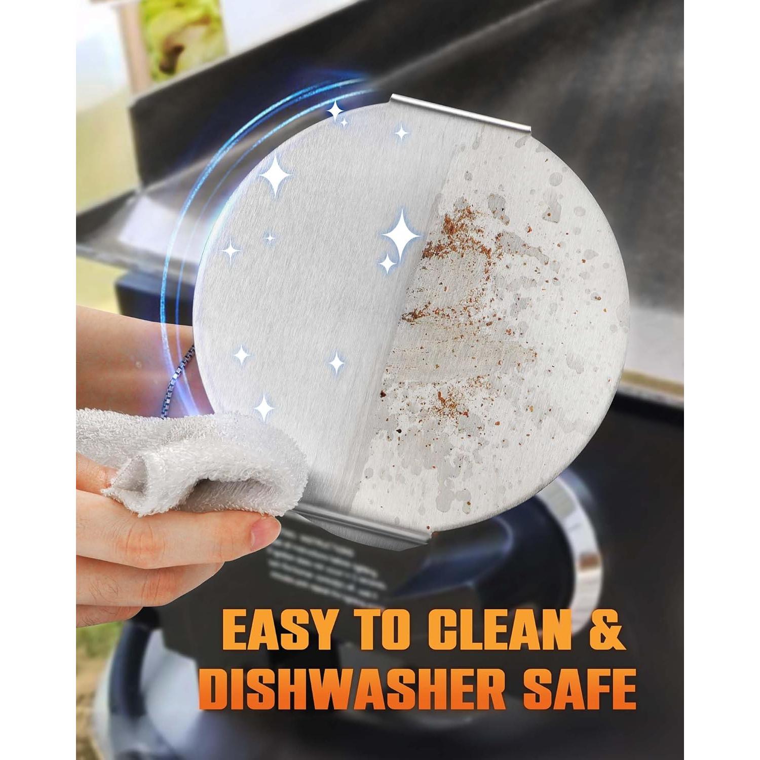 Prensa de Hamburguesas FANGSUN Acero Inoxidable 14,73 cm