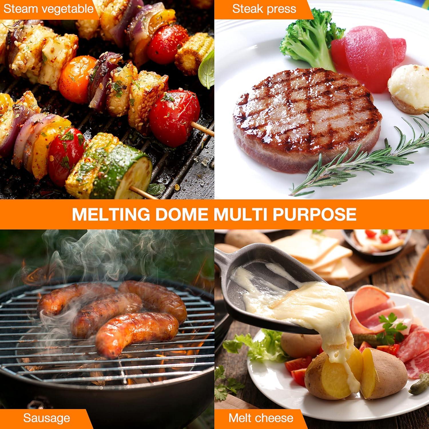 Kit de Parrilla Stanbroil: Dome de Derretir y Prensa Hierro