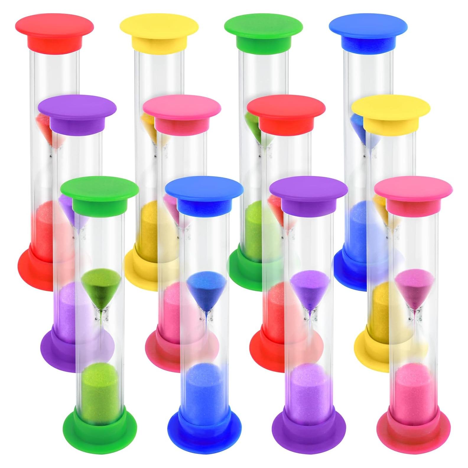 Temporizadores de Arena Shindel 12PCS 2 Minutos Multicolor