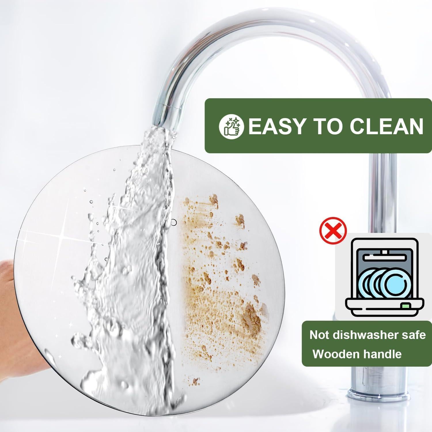 Prensa de Hamburguesas Acero Inoxidable SILK ROLL 21x16 cm