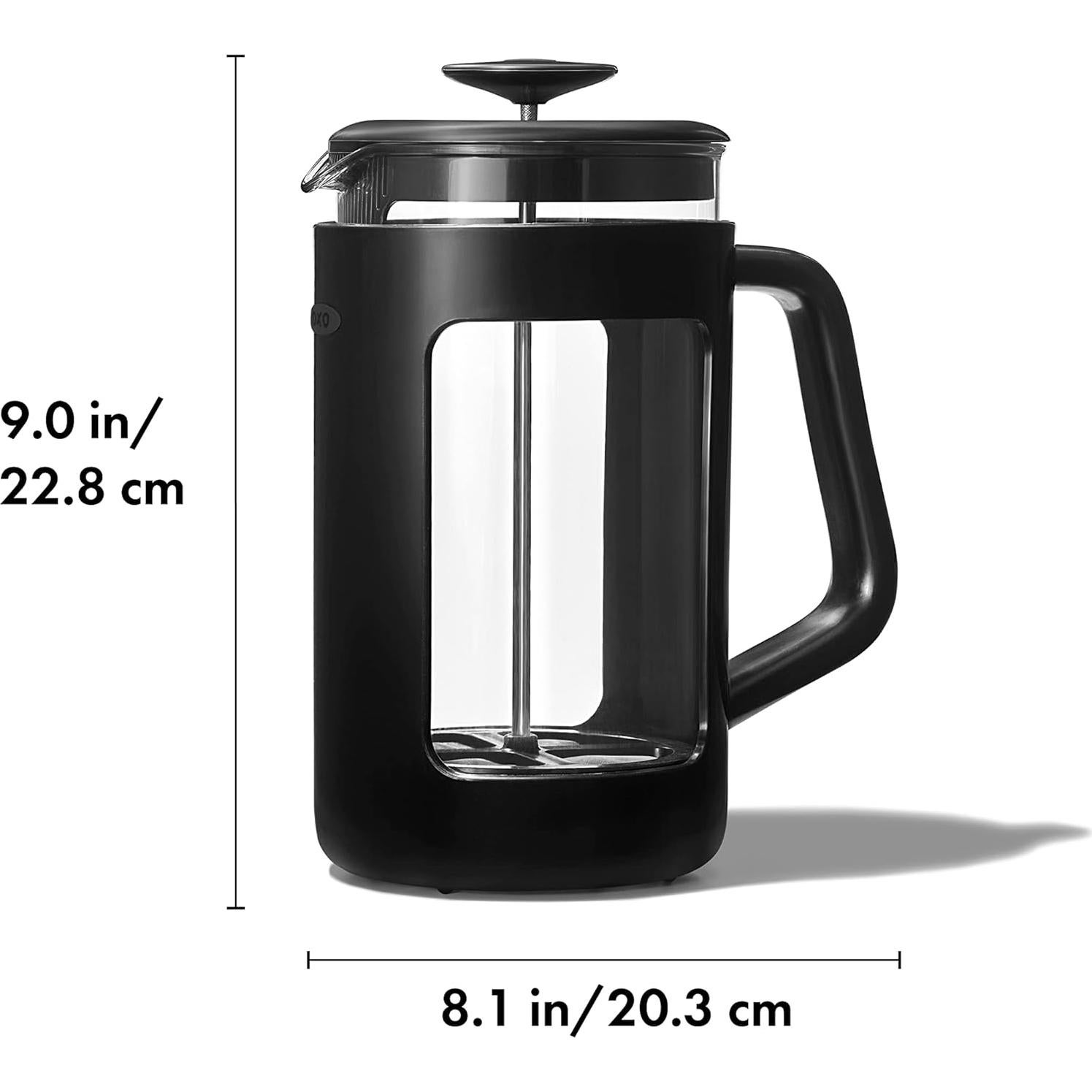 Prensa Francesa OXO Venture 8 Tazas 0,95L Negra