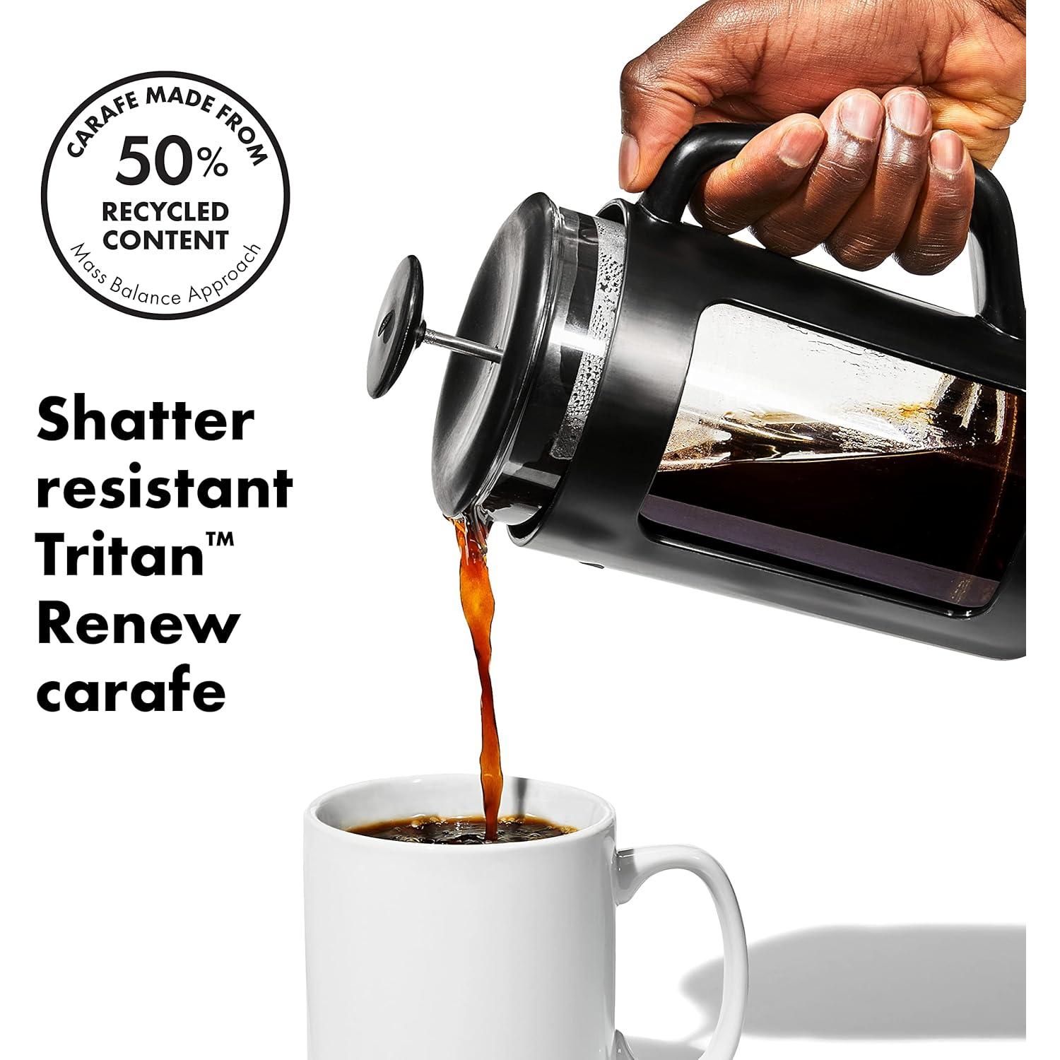 Prensa Francesa OXO Venture 8 Tazas 0,95L Negra