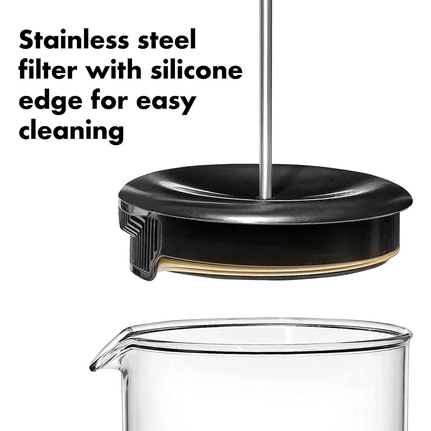 Prensa Francesa OXO Venture 8 Tazas 0,95L Negra