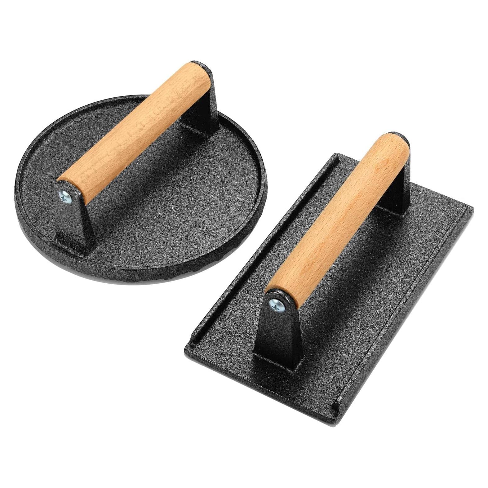 Prensa de Hamburguesas Wildone Hierro Fundido 25,5x19 cm