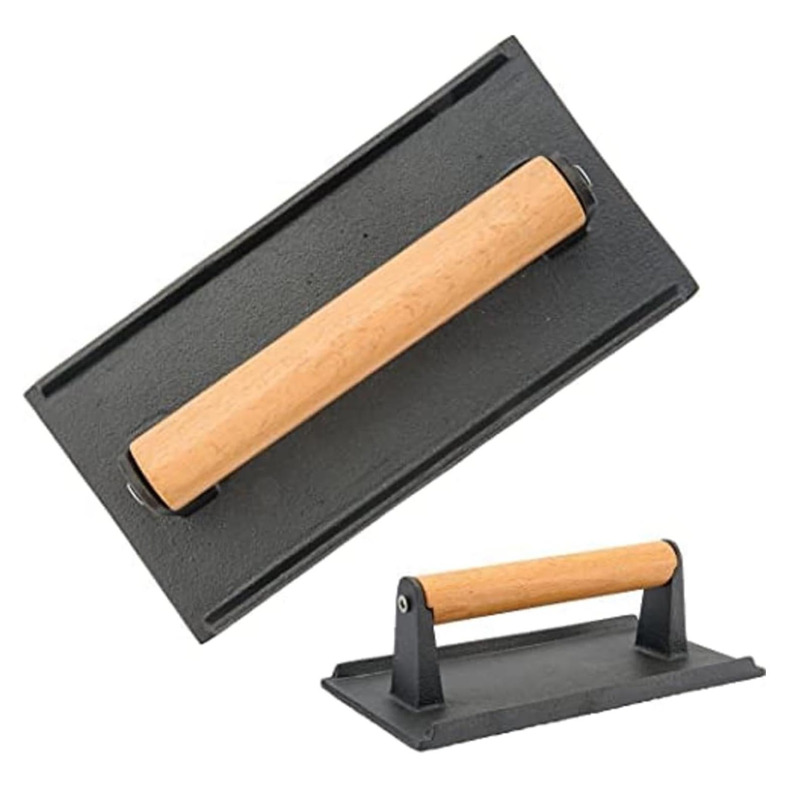 Prensa para Parrilla Cocina Alpina Hierro Fundido 20x11 cm