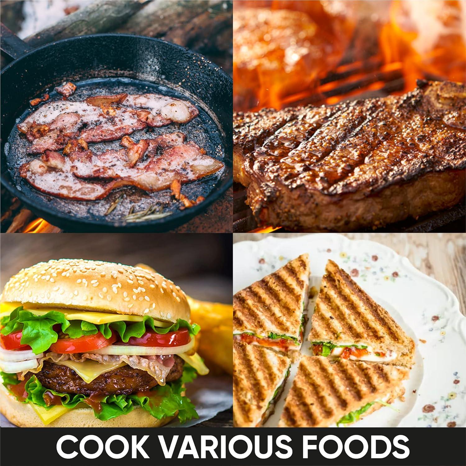 Prensa para Parrilla Cocina Alpina Hierro Fundido 20x11 cm