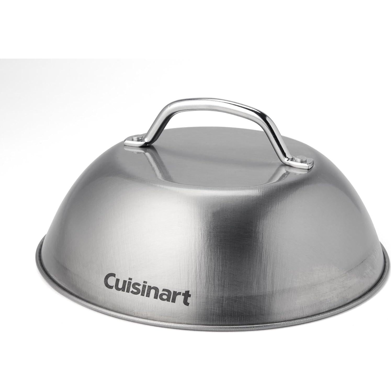 Prensa de Parrilla Hierro Fundido Cuisinart CGPR-221 + Dome 9"