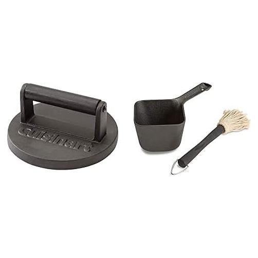 Conjunto Prensa Hamburguesas Hierro Fundido Cuisinart 15.24 cm