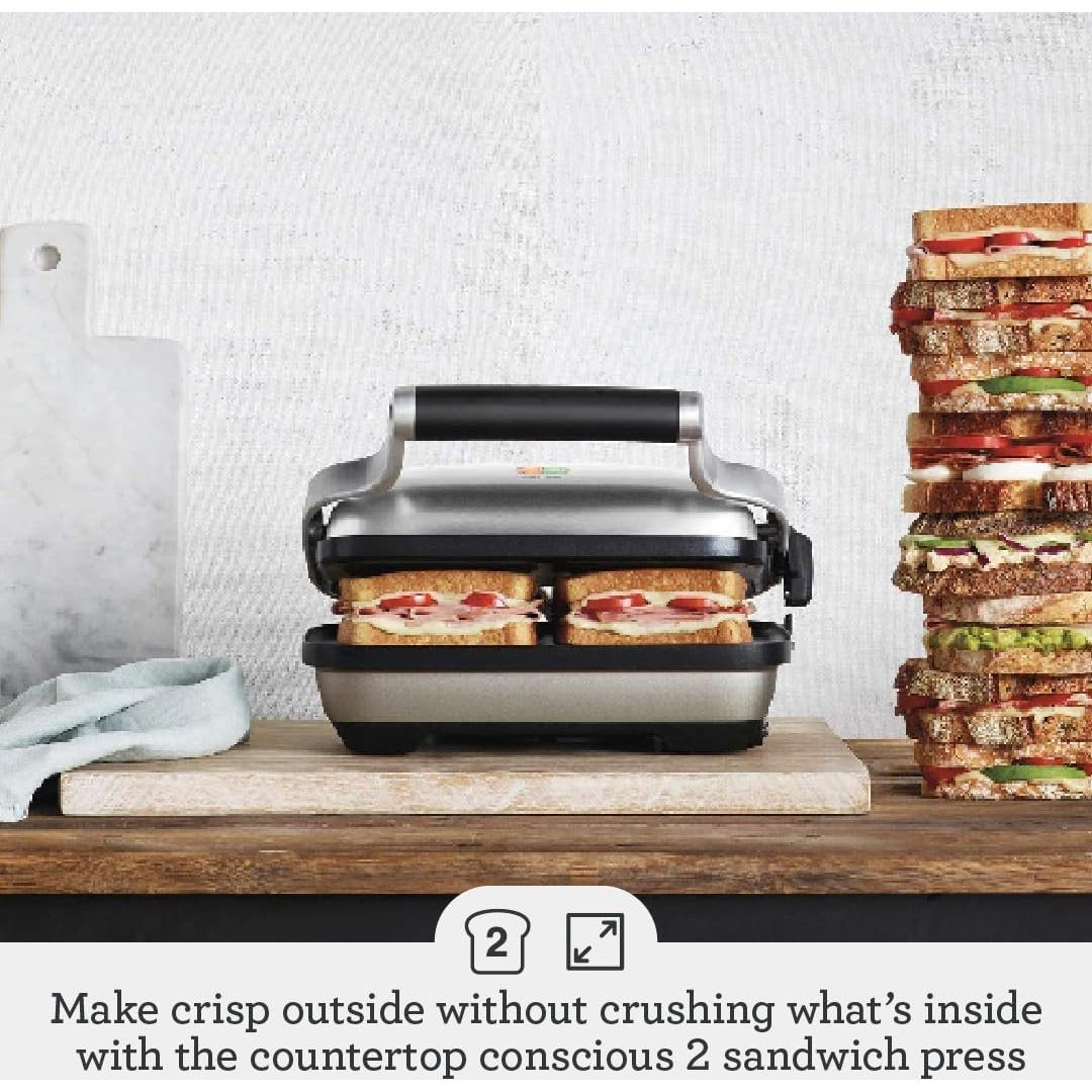 the Perfect Press™ Panini Press, BSG600BSS, Brushed Stainless Steel