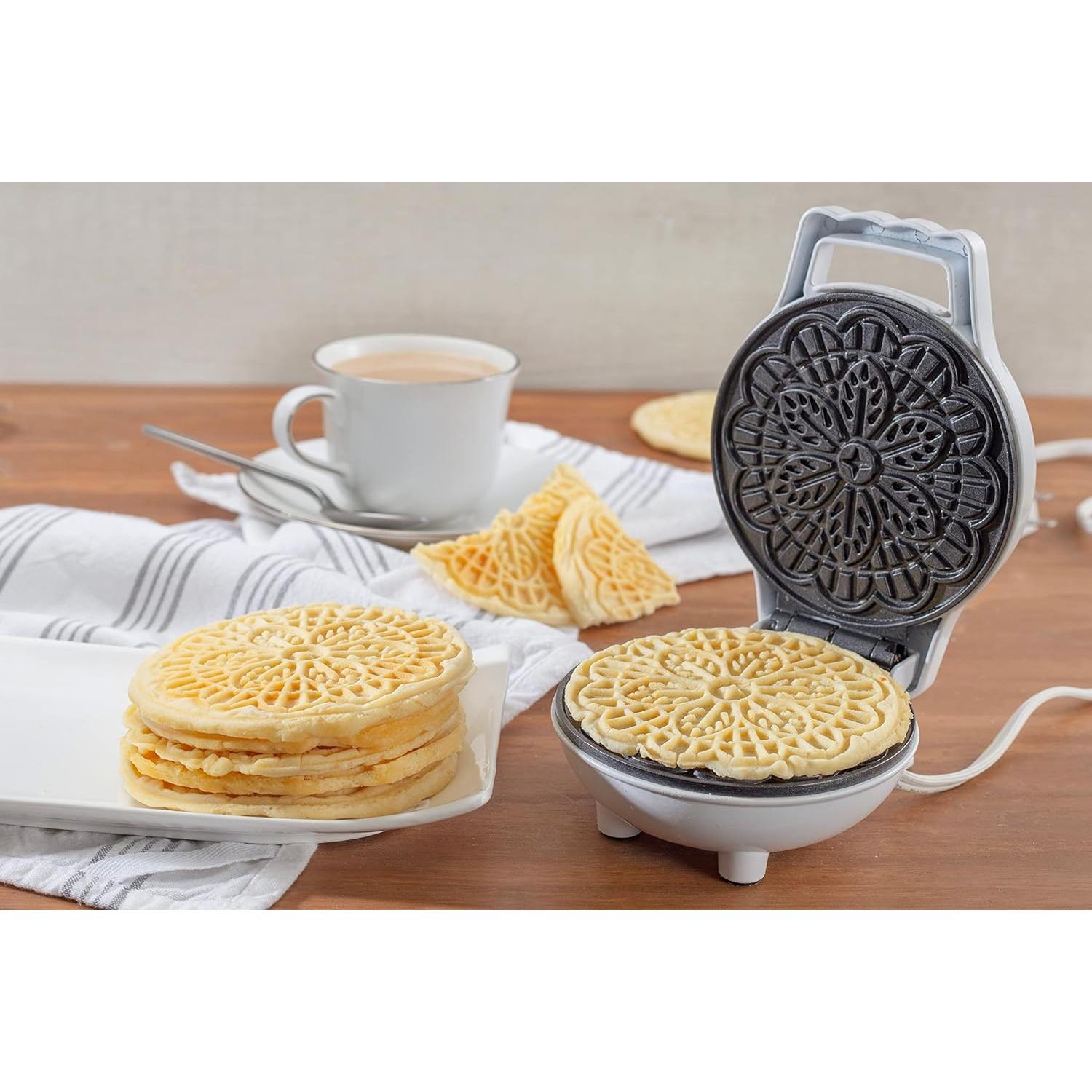 Hacedor de Pizzelle Eléctrico CucinaPro 10.16 cm Antiadherente