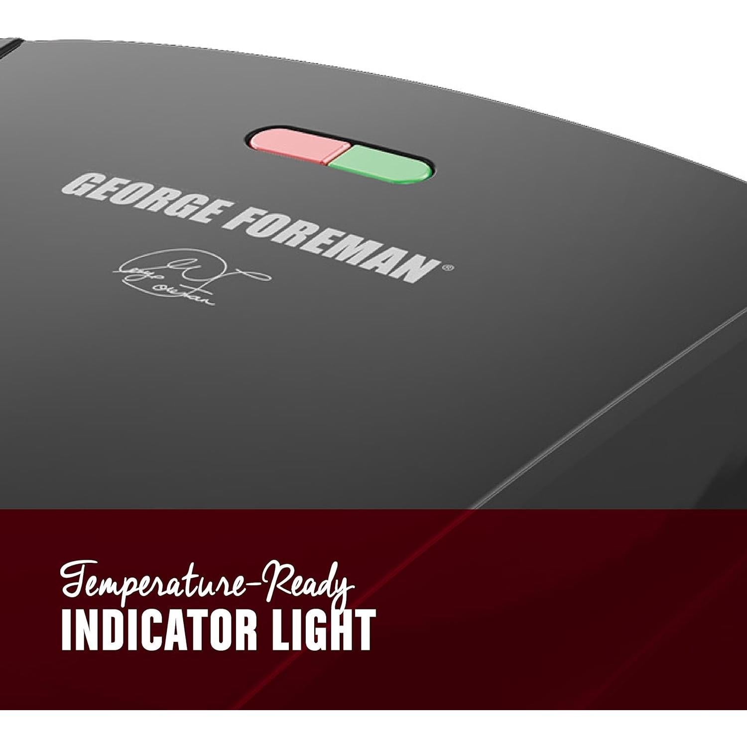 Parrilla Eléctrica George Foreman 4 Porciones Antiadherente