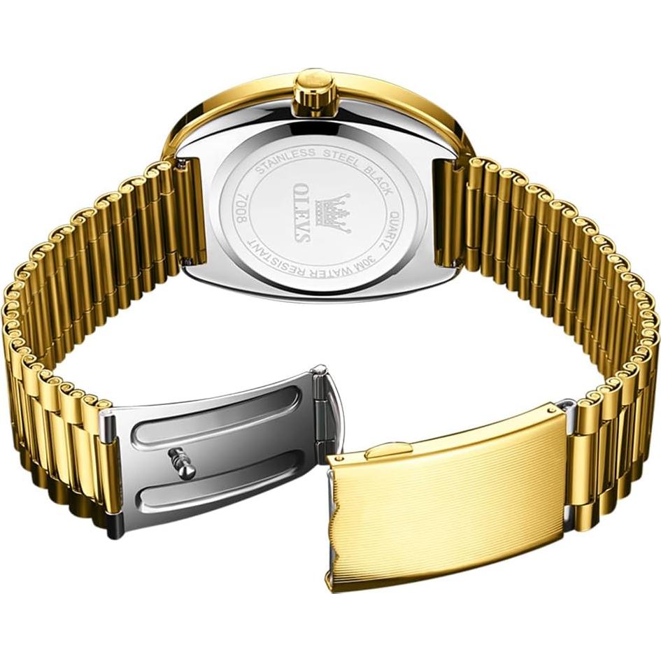 Reloj de Mujer OLEVS L7008 Oro con Diamante y Calendario