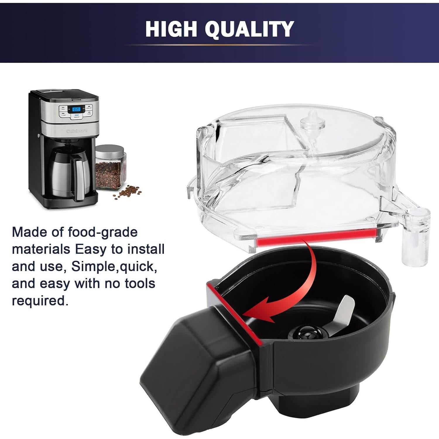 Tapa de Reemplazo para Molinillo Cuisinart DGB-500GLID