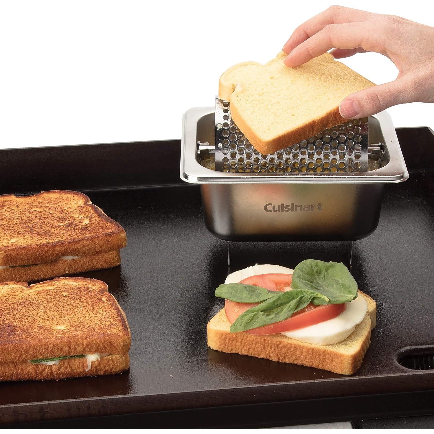 Cuisinart Rueda de Mantequilla y Prensa de Hamburguesas Hierro Fundido