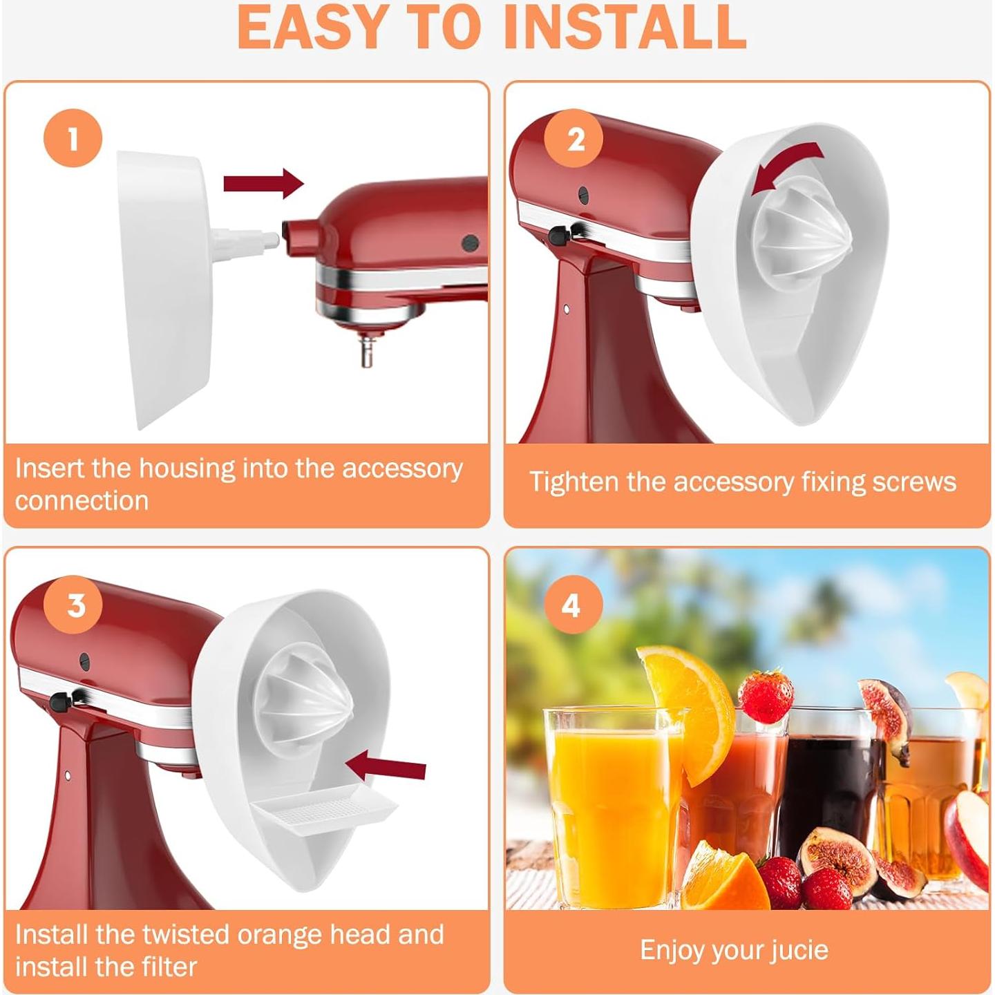 Accesorio exprimidor Kitchenaid 2 tamaños LOCOADCT