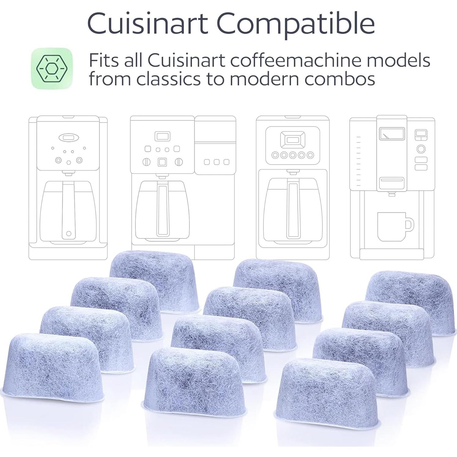 Paquete de 12 Filtros de Agua GoodCups para Cafeteras Cuisinart