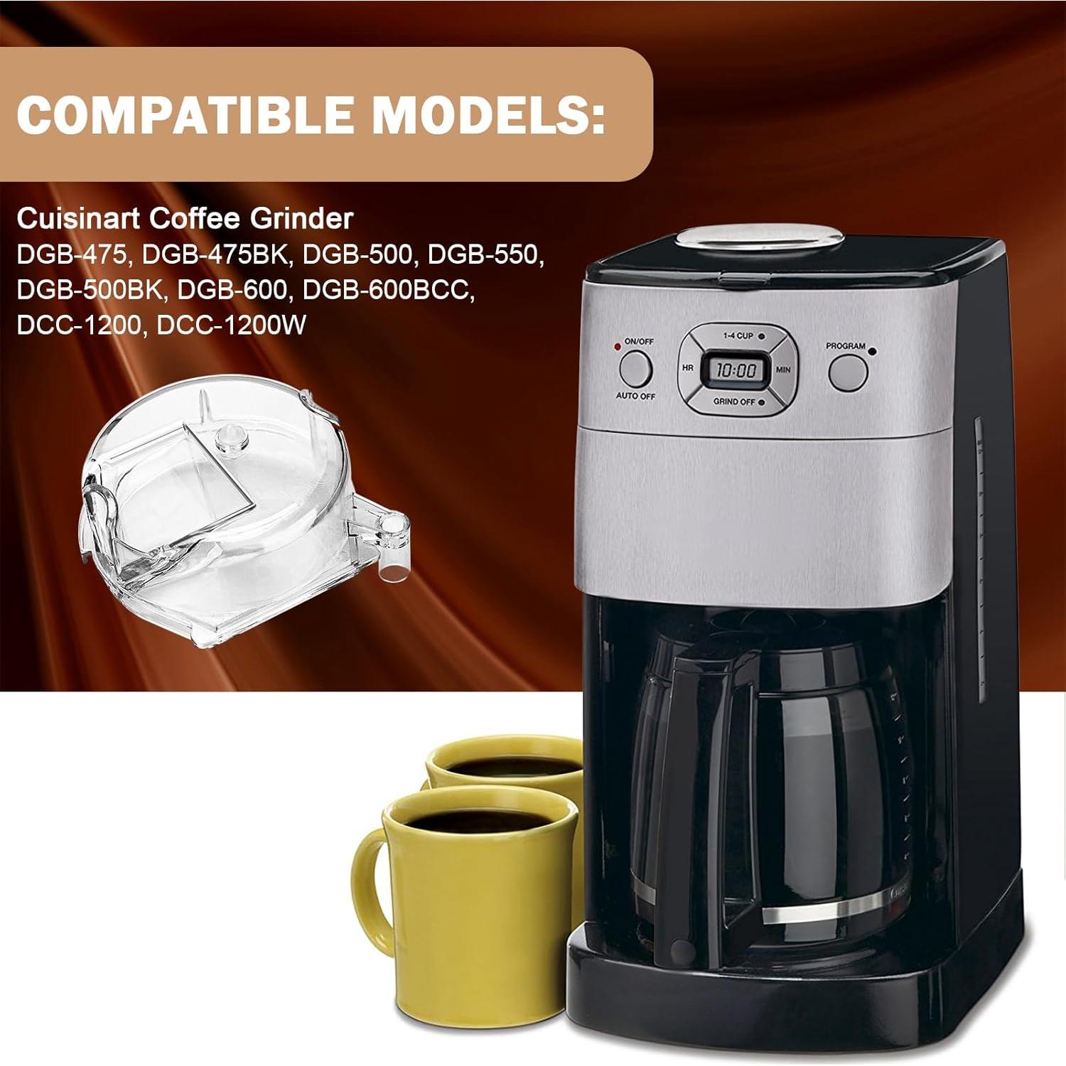 Tapa de Reemplazo DGB-500GLID para Molinillo Cuisinart