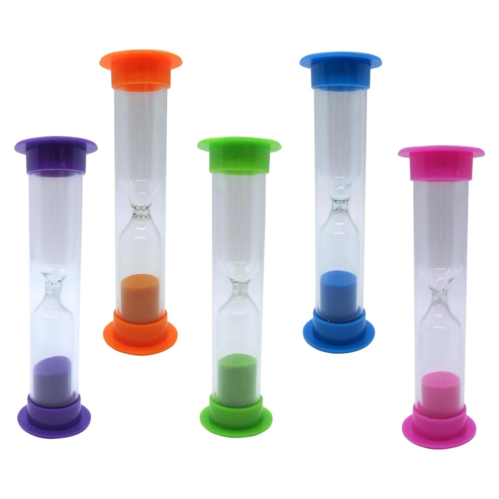 Set de 5 Relojes de Arena Gadgetime USA 2 Minutos Multicolor