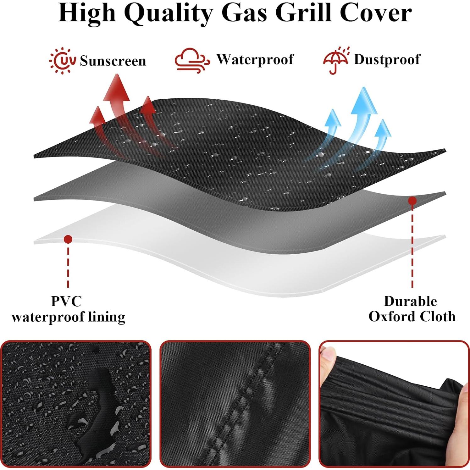 Funda Impermeable Andacar para Parrilla Cuisinart GR-300WSP1
