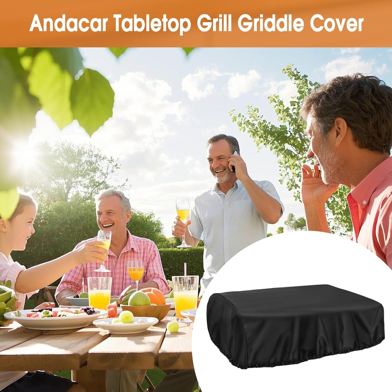Funda Impermeable Andacar para Parrilla Cuisinart GR-300WSP1