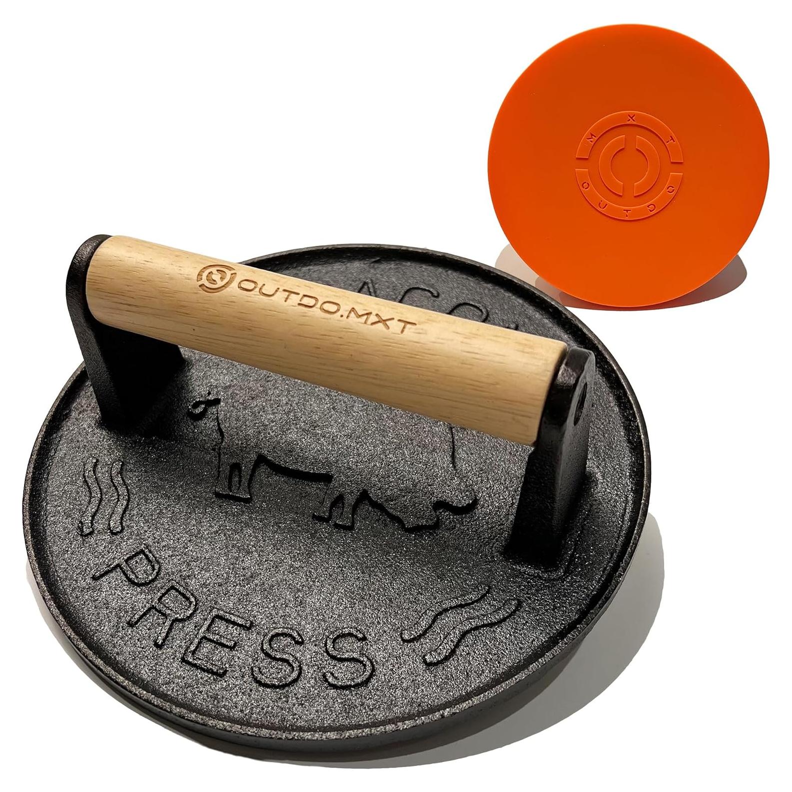 Prensa de Hamburguesas Blackstone Hierro Fundido 17.95 cm