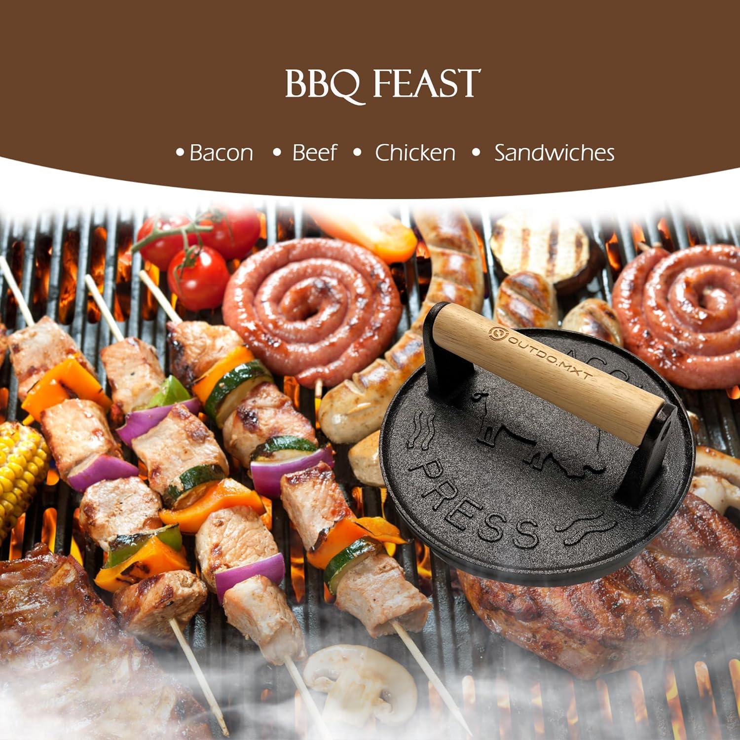 Prensa de Hamburguesas Blackstone Hierro Fundido 17.95 cm