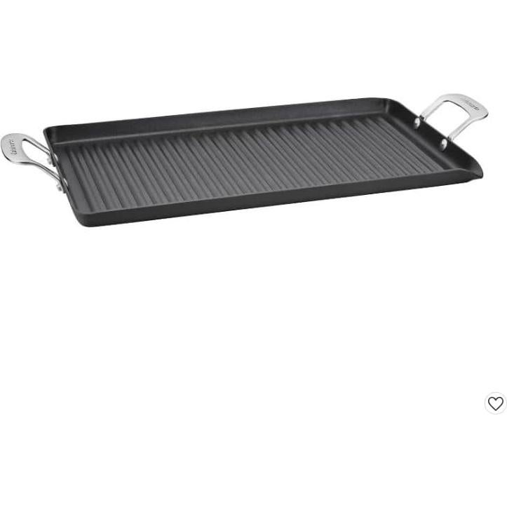 Plancha Parrilla Doble Cuisinart 45,72 x 25,4 cm Antiadherente