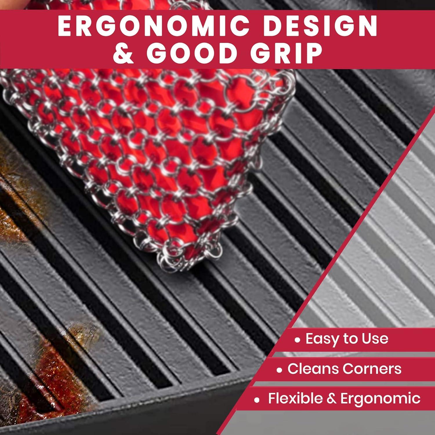 Estropajo de Hierro Fundido Zylark + Toalla de Bambú 20 cm