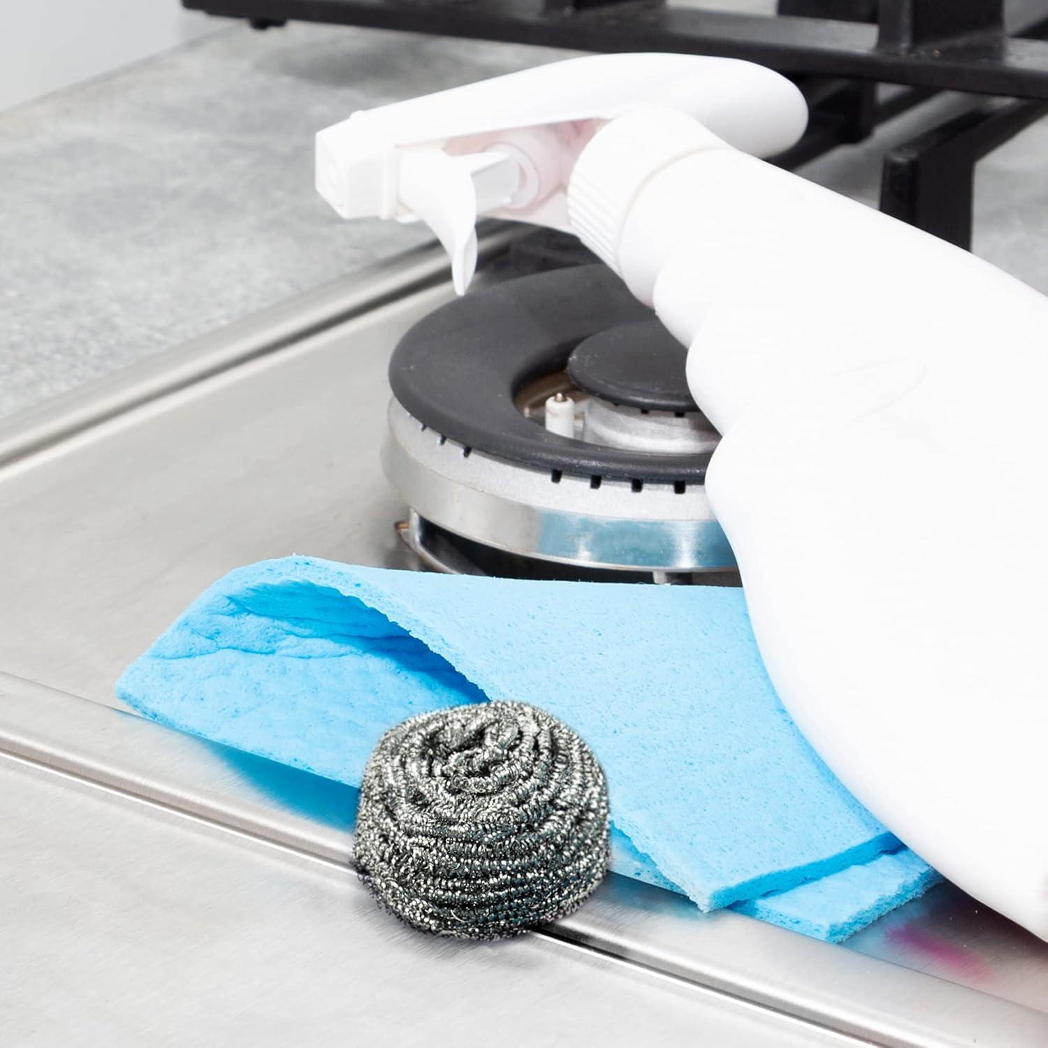 Estropajos de Acero Inoxidable COOLJOB - Paquete de 6