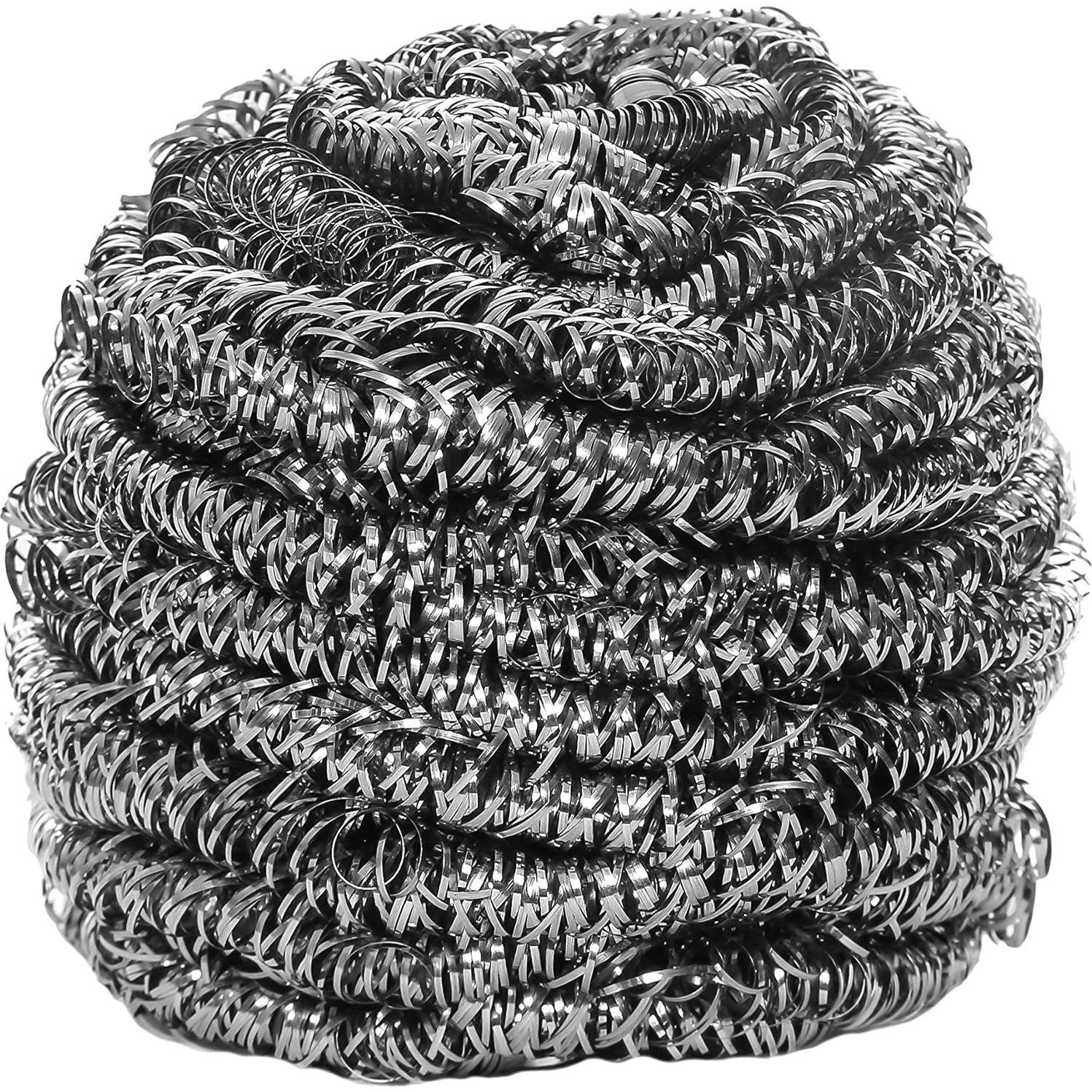 Estropajos de Acero Inoxidable KingSeal - 12 Unidades