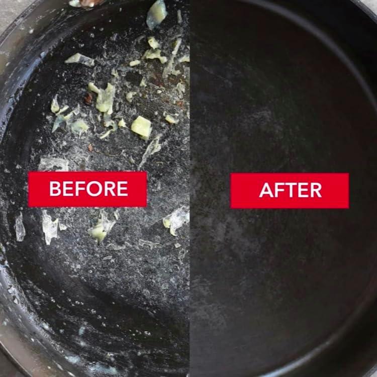 Paño de Cadena de Acero Inoxidable CM SCRUBBER 18x15 cm