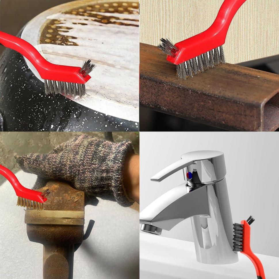 Cepillo de Alambre 3 Piezas Lazzineer - Limpieza Profunda