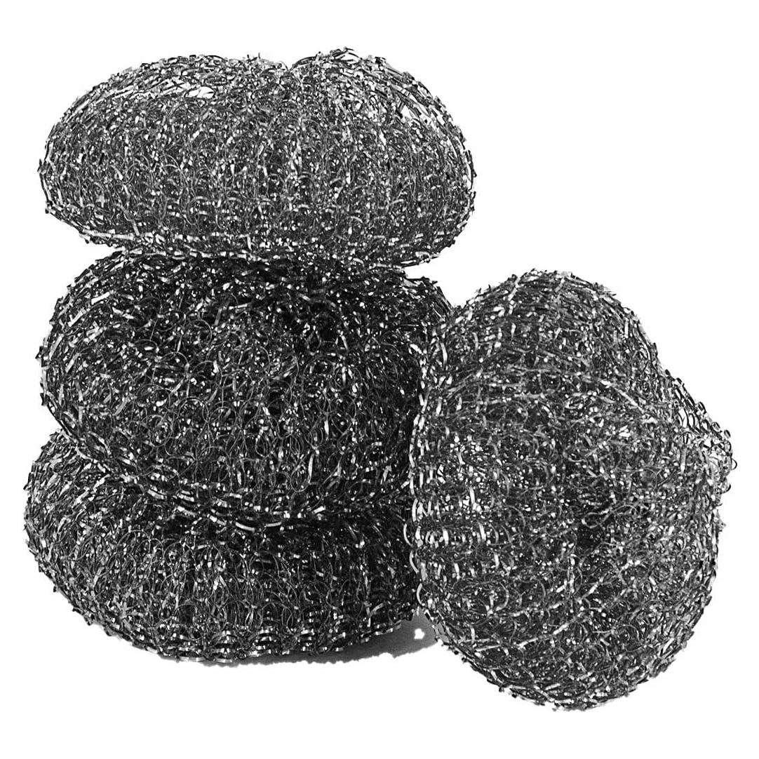 Fregadores de acero inoxidable Pine-Sol, paquete de 4