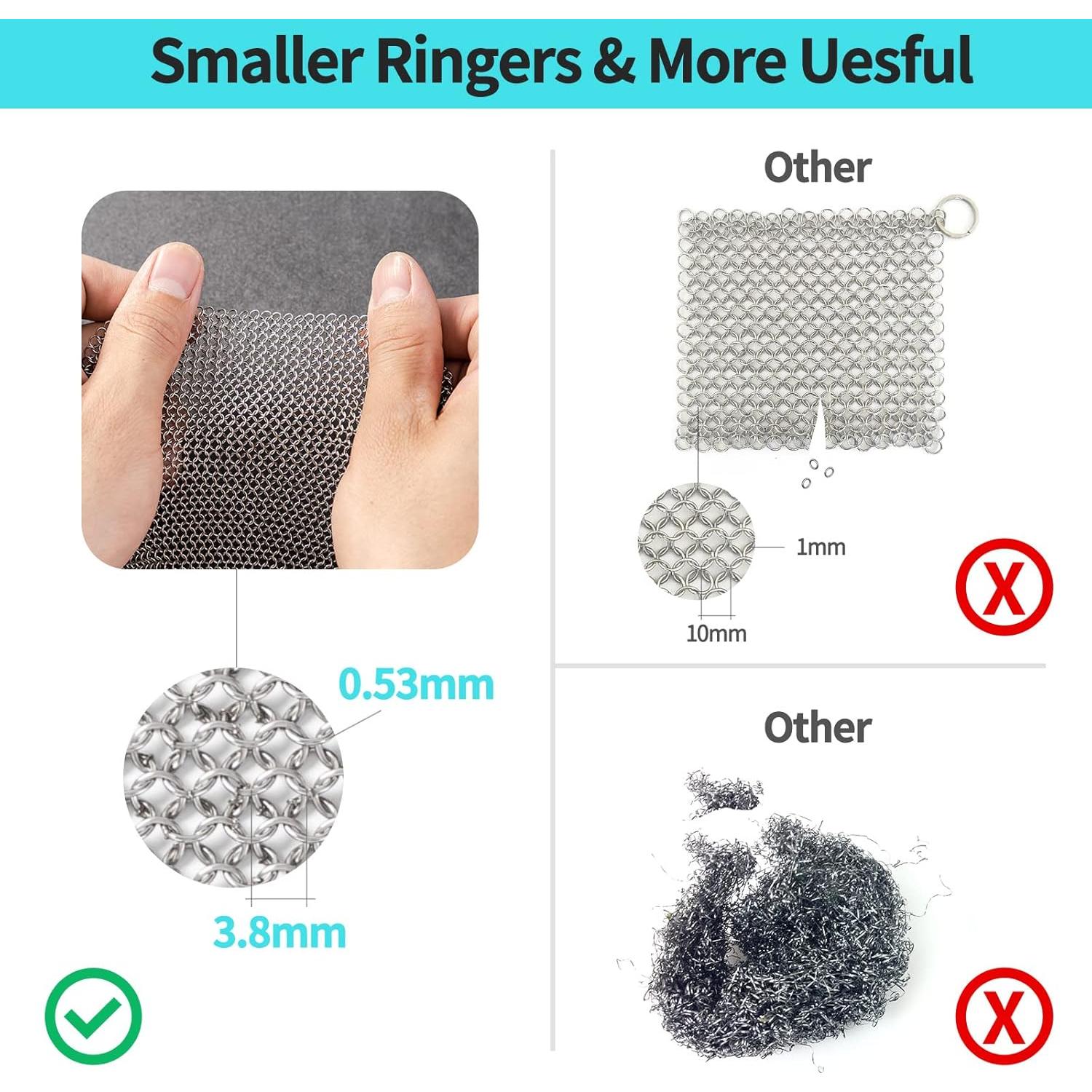 Limpiador de Hierro Fundido SJZ SUN RUN 316L 20x20 cm